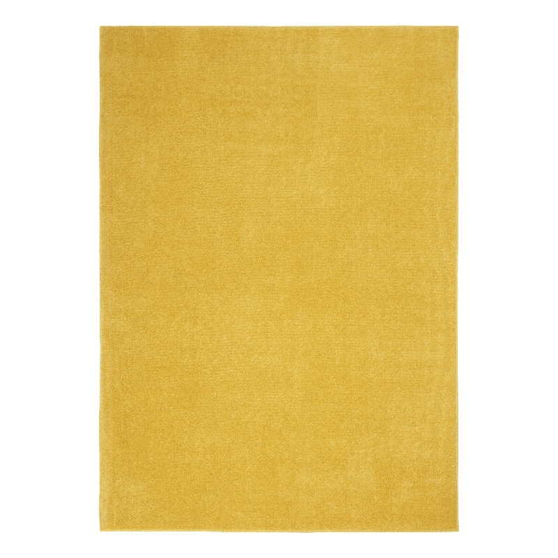 Pemberly Row 5' x 7' Yellow Fabric Outdoor Area Rug (5' x 7')
