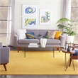 Pemberly Row 7' x 10' Yellow Fabric Outdoor Area Rug (7' x 10')