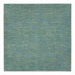 Pemberly Row 7' x Square Blue Green Fabric Outdoor Area Rug (7' Square)