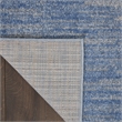 Pemberly Row 7' x Square Blue Gray Fabric Outdoor Area Rug (7' Square)