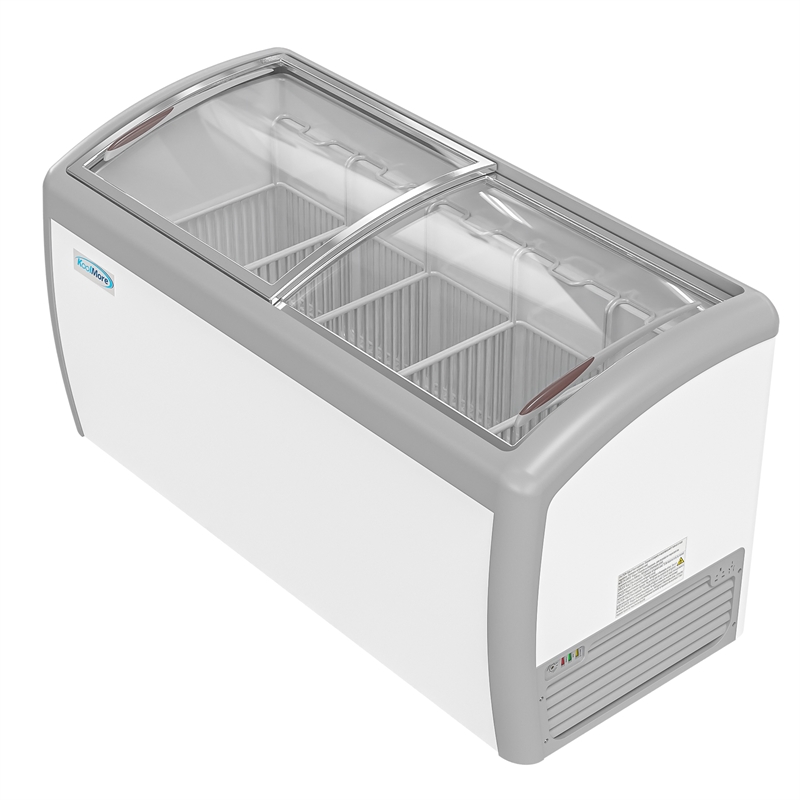 Pemberly Row Contemporary 60 in. Display Ice Cream Freezer-16 cu ft.