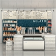 Pemberly Row Contemporary 60 in. Display Ice Cream Freezer-16 cu ft.
