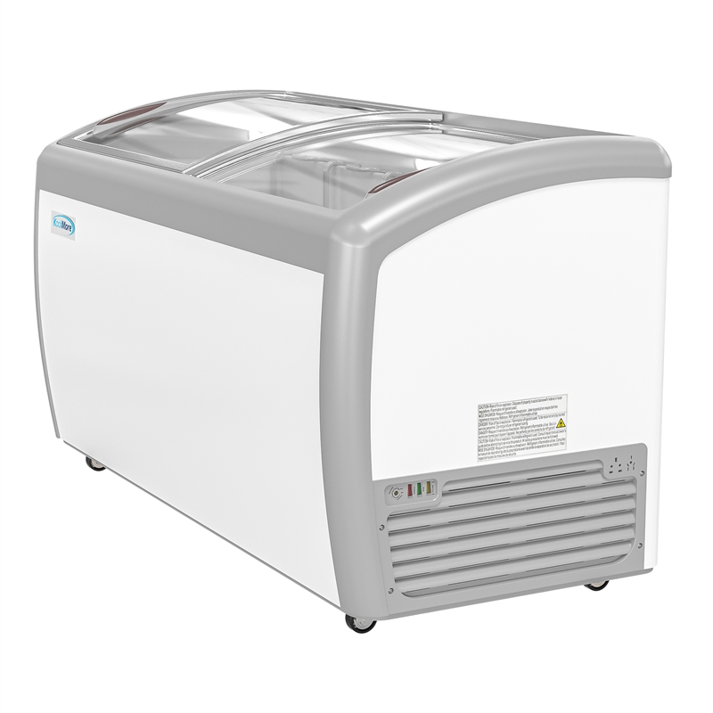 Pemberly Row Contemporary 60 in. Display Ice Cream Freezer-16 cu ft.