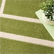 Pemberly Row 8' x 10' Green Ivory Contemporary Indoor/Outdoor Rug