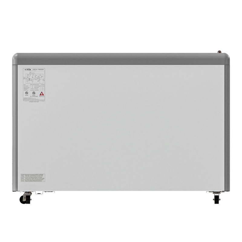 Pemberly Row 13 cu. ft. Commercial Gelato Dipping Cabinet - Clear Display Case