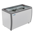 Pemberly Row 13 cu. ft. Commercial Gelato Dipping Cabinet - Clear Display Case