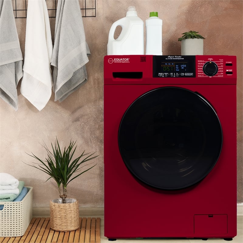 Pemberly Row All-in-One Washer Dryer VENTLESS/VENTED PET 1.62cf+Portability Kit