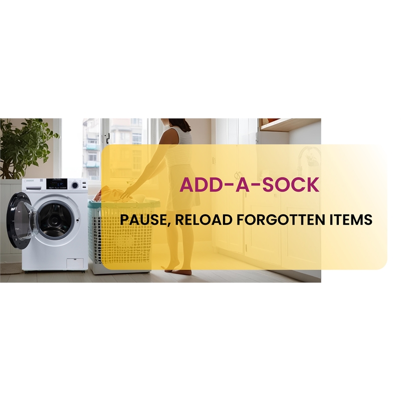 Pemberly Row All-in-One Washer Dryer w/ Pet Cycle - 1.62cf/15lbs+Portability Kit