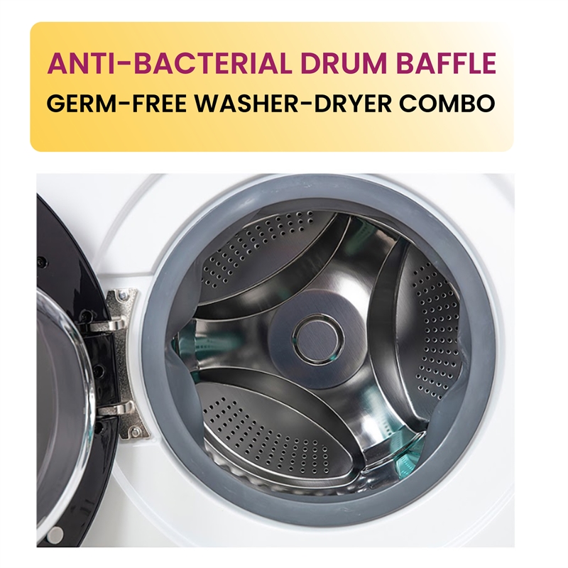 Pemberly Row All-in-One Washer Dryer w/ Pet Cycle - 1.62cf/15lbs+Portability Kit