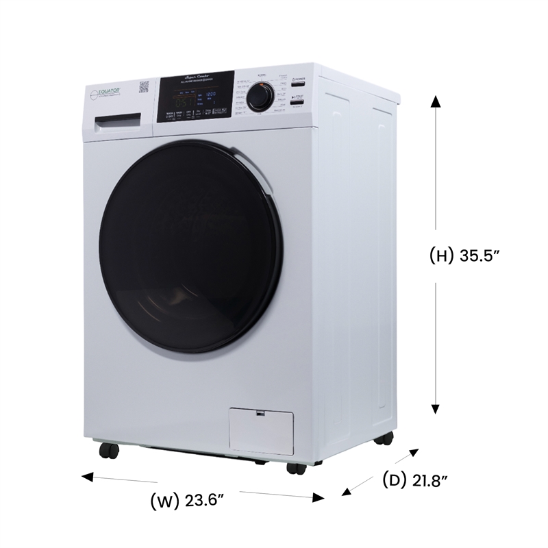 Pemberly Row All-in-One Washer Dryer w/ Pet Cycle - 1.62cf/15lbs+Portability Kit