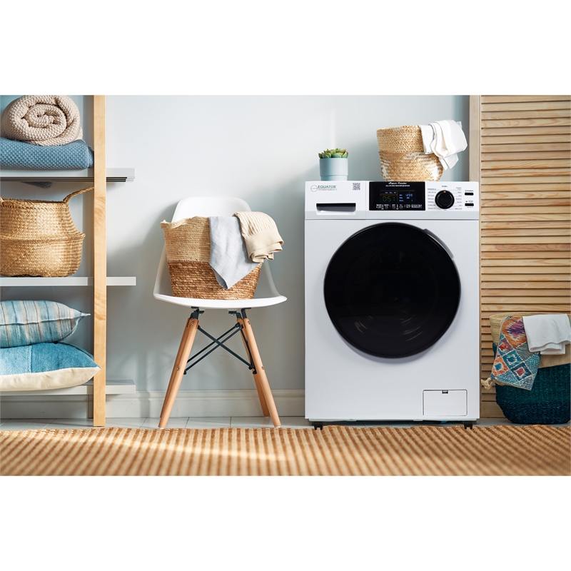 Pemberly Row All-in-One Washer Dryer w/ Pet Cycle - 1.62cf/15lbs+Portability Kit