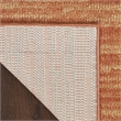 Pemberly Row Modern / Contemporary Fabric 8' x 10' Rust Area Rug