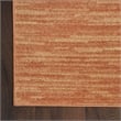 Pemberly Row Modern / Contemporary Fabric 7' x 10' Rust Area Rug