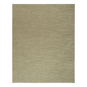 Pemberly Row Contemporary 6' x 9' Fabric Green Gold Area Rug