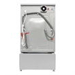 Pemberly Row All-in-One Washer Dryer in Silver Steel - 15lb 110V + Pedestal