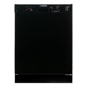 Pemberly Row Metal 24&quot Built in 14 place Dishwasher in Black