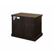 Pemberly Row Wood Office Lateral File Storage with File Drawer in Dark Brown