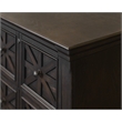 Pemberly Row Wood Office Lateral File Storage with File Drawer in Dark Brown