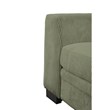 Pemberly Row 13 PCS Corduroy Flexible Combination Sectional Sofa in Olive