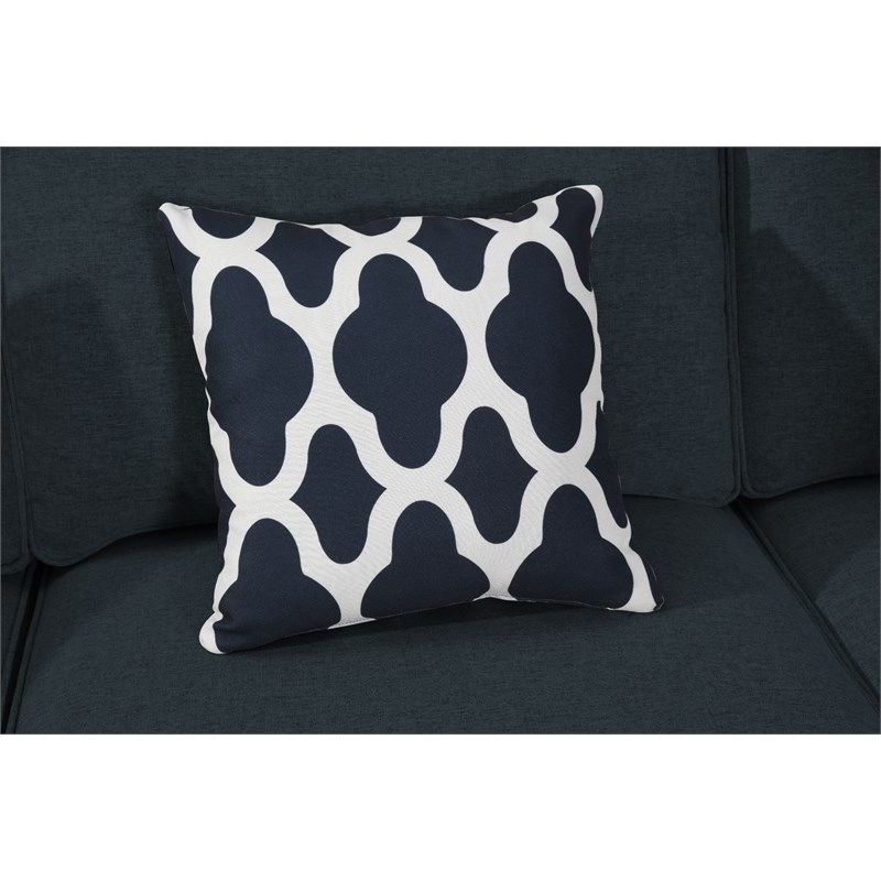 Pemberly Row Flexible Combination Modular Sectional Sofa in Charcoal