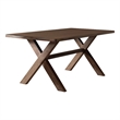 Pemberly Row 6-piece Farmhouse Wood Dining Room Set Knotty Nutmeg and Gray