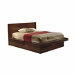 Pemberly Row 4-Piece Wood Queen Platform Bedroom Set in Cappuccino