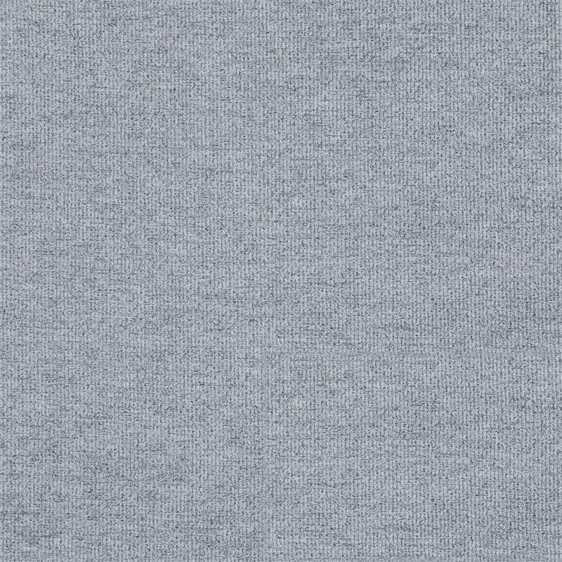 Pemberly Row Flare Arm Contemporary Fabric Swivel Dining Chair in Gray