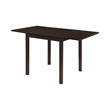 Pemberly Row 3-piece Drop Leaf Wood Dining Set Cappuccino and Tan