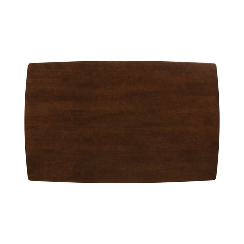 Pemberly Row 5-piece Rectangular Wood Dining Set Chestnut and Tan