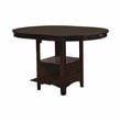 Pemberly Row 5-piece Wood Counter Height Dining Room Set Espresso and Black