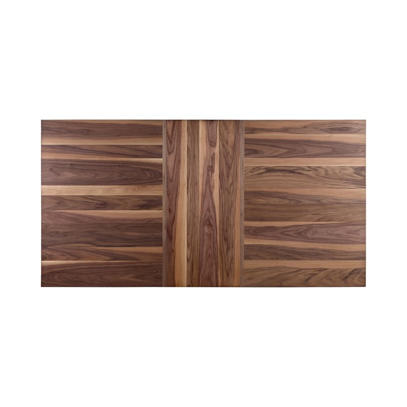 Pemberly Row 5-piece Wood Dining Room Set Natural Walnut and Cocoa Brown