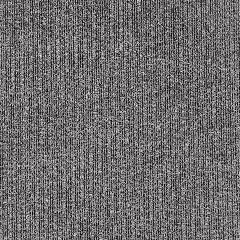 Pemberly Row Fabric Upholstered L-Shaped Nook Dining Bench Gray