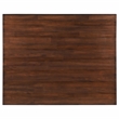 Pemberly Row 60-inch Wood Counter Height Dining Table Brown and Black