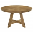 Pemberly Row 5-piece Round Wood Dining Table Set Brown and Latte