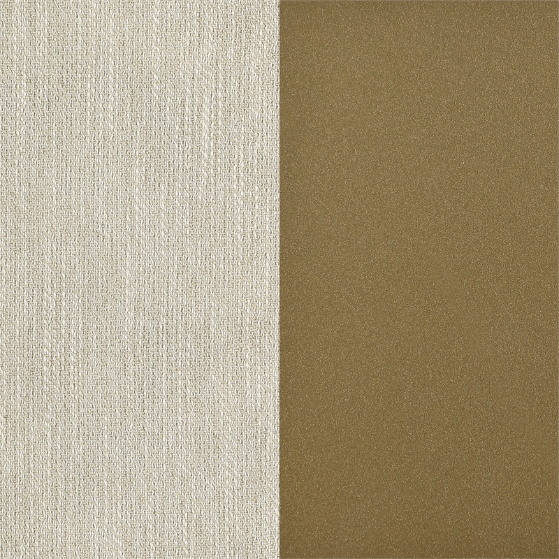 Pemberly Row Contemporary Fabric Upholstered Counter Chairs in Beige