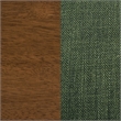 Pemberly Row Transitional Fabric Upholstered Side Chairs Green