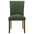 Pemberly Row Transitional Fabric Upholstered Side Chairs Green