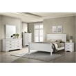 Pemberly Row 2-Drawer Rectangular Traditional Wood Nightstand in White