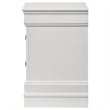 Pemberly Row 2-Drawer Rectangular Traditional Wood Nightstand in White