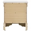 Pemberly Row 2-Drawer Rectangular Traditional Wood Nightstand in White