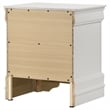 Pemberly Row 2-Drawer Rectangular Traditional Wood Nightstand in White