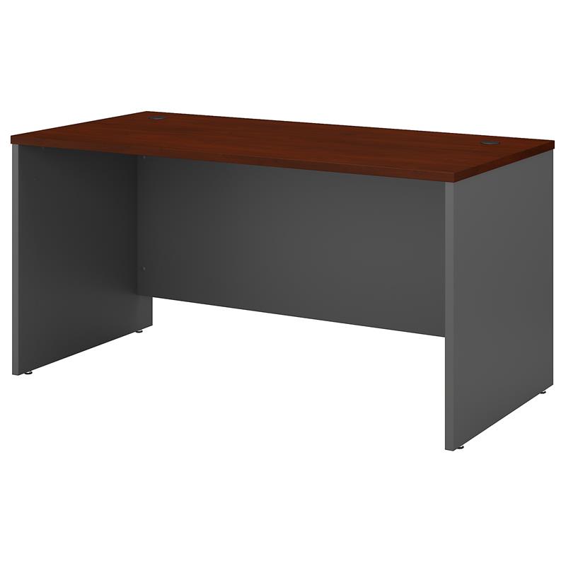 Pemberly Row 60W x 30D Office Desk in Hansen Cherry - Engineered Wood