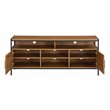 Pemberly Row Wood TV Media Stand for TVs up to 65