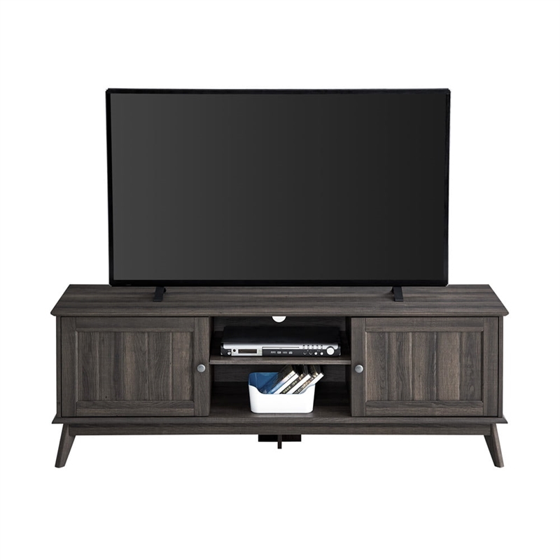 Pemberly Row Wood TV Media Stand for TVs up to 70