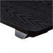 Pemberly Row Electric Height Adjustable Wood/Metal Side End Table in Black