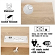 Pemberly Row Writing Desk w/ Drawer USB Ports Charging Station in Oak/White