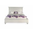 Pemberly Row Storage Footboard Eastern King Bed in Off White