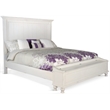 Pemberly Row Storage Footboard Eastern King Bed in Off White