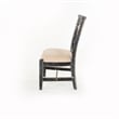 Pemberly Row Black Sand Arm Chair with Cushion Seat (Set of 2)