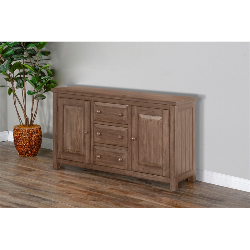 Pemberly Row Solid Wood Contemporary 66